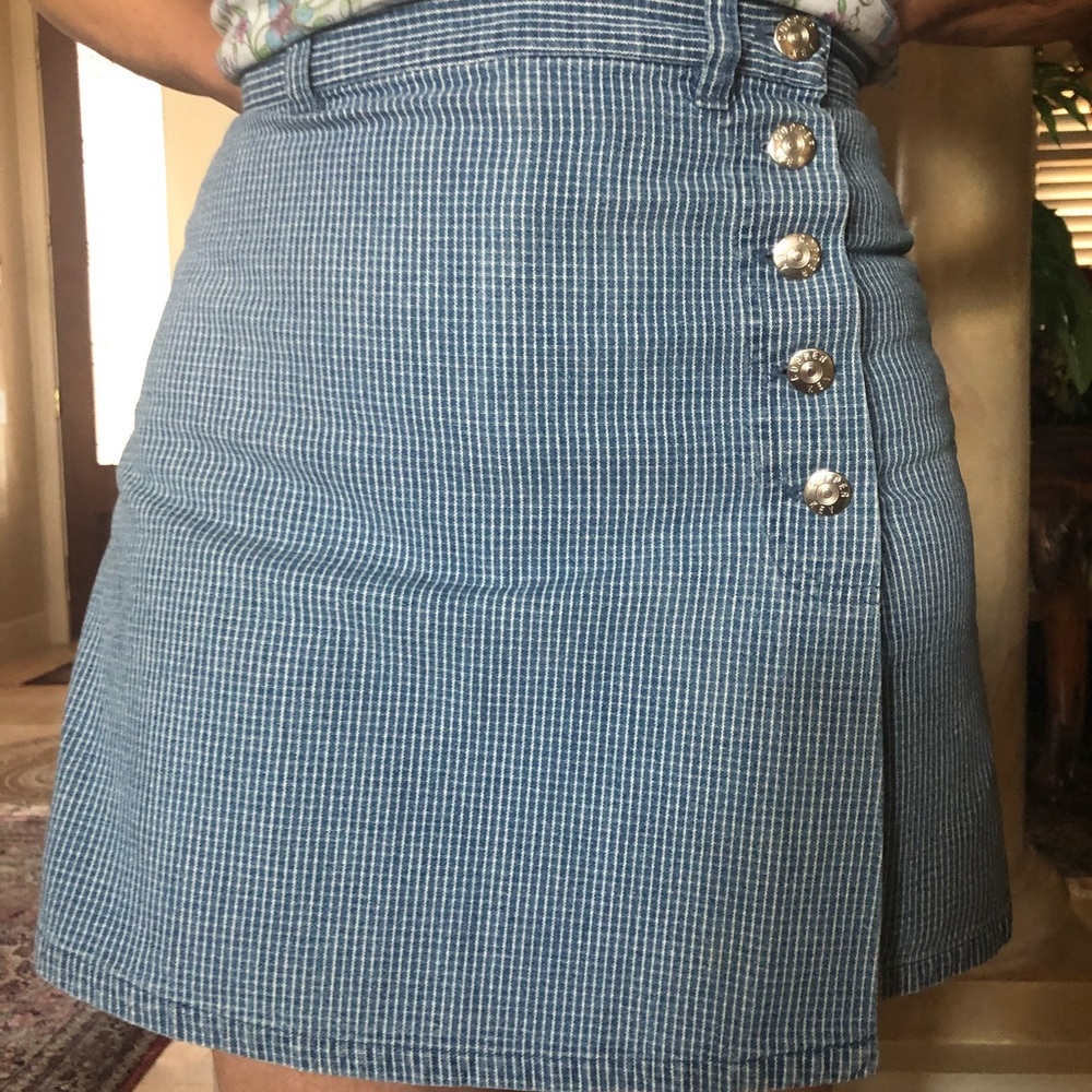 Jean Skirt/shorts combo hardly worn like new
